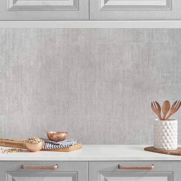 rivestimenti cucina effetto marmo Mattoni di cemento in grigio caldo