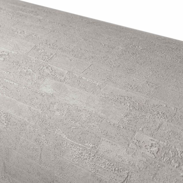 Pellicola autoadesiva Mattoni di cemento in grigio caldo